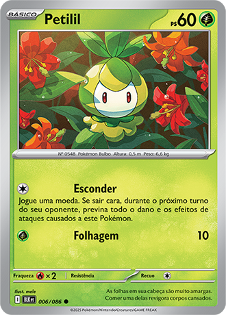 Petilil (006/086) - Carta Avulsa Pokemon