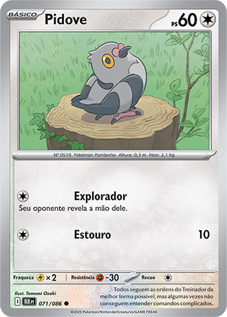 Pidove (071/086) - Carta Avulsa Pokemon