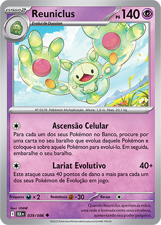 Reuniclus (039/086) - Carta Avulsa Pokemon