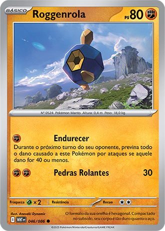 Roggenrola (046/086) - Carta Avulsa Pokemon