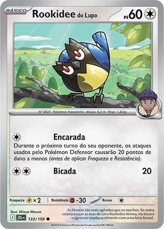 Rookidee do Lupo / Hop's Rookidee (133/159) - Carta Avulsa Pokemon