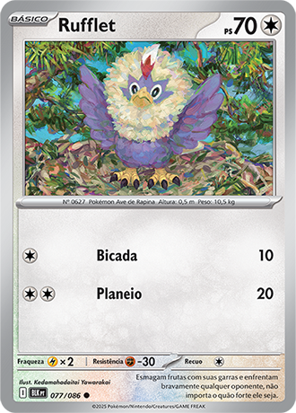 Rufflet (077/086) - Carta Avulsa Pokemon