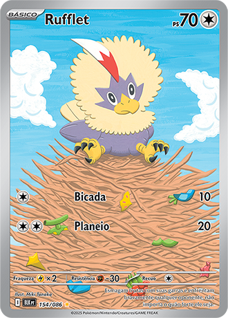 Rufflet (154/086) FOIL - Carta Avulsa Pokemon