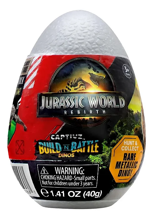Ovo Surpresa Dinossauro Jurassic World Rebirth - Dino Pop In Lock (Capitvz)