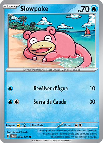 Slowpoke (018/131) - Carta Avulsa Pokemon