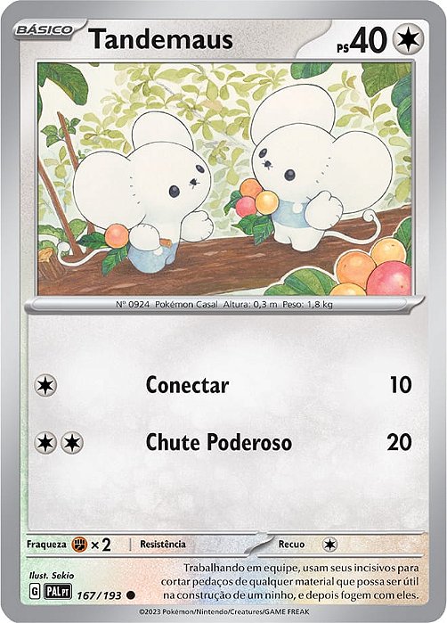 Tandemaus (167/193) - Carta Avulsa Pokemon