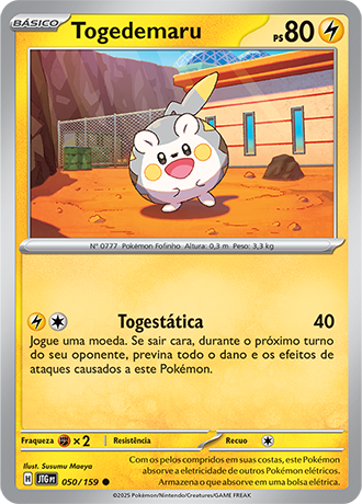 Togedemaru (050/159) - Carta Avulsa Pokemon