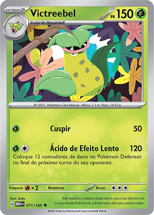 Victreebel (071/165) - Carta Avulsa Pokemon