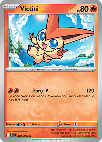 Victini (012/086) REV FOIL  - Carta Avulsa Pokemon