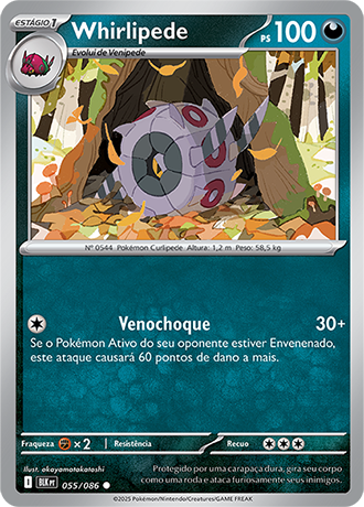 Whirlipede (055/086) - Carta Avulsa Pokemon