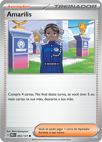 Amarílis / Amarys (093/131) - Carta Avulsa Pokemon