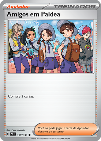 Amigos em Paldea / Friends in Paldea (109/131) REV FOIL - Carta Avulsa Pokemon