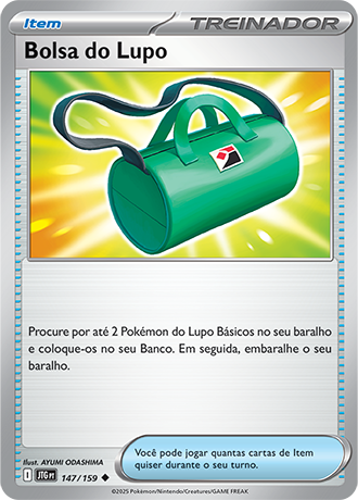 Bolsa do Lupo / Hop's Bag (147/159) - Carta Avulsa Pokemon