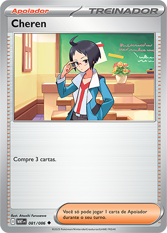 Cheren (081/086) - Carta Avulsa Pokemon
