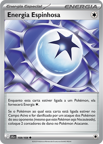 Energia Espinhosa / Spike Energy (159/159)- Carta Avulsa Pokemon