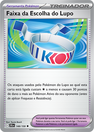 Faixa da Escolha do Lupo / Hop's Choice Band (148/159) REV FOIL - Carta Avulsa Pokemon