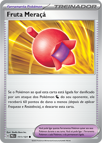 Fruta Meraçá / Haban Berry (111/131) - Carta Avulsa Pokemon