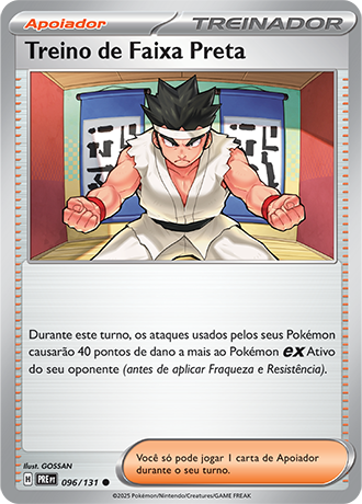 Treino de Faixa Preta / Black Belt's Training (096/131) - Carta Avulsa Pokemon