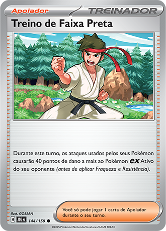Treino de Faixa Preta / Black Belt's Training (144/159) - Carta Avulsa Pokemon