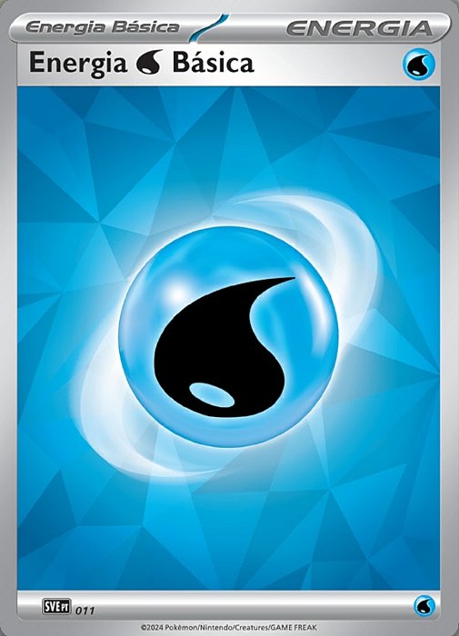 Energia de Água (2024) FOIL - Carta Avulsa Pokemon