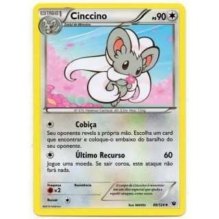 Cinccino (88/124) - Carta Avulsa Pokemon