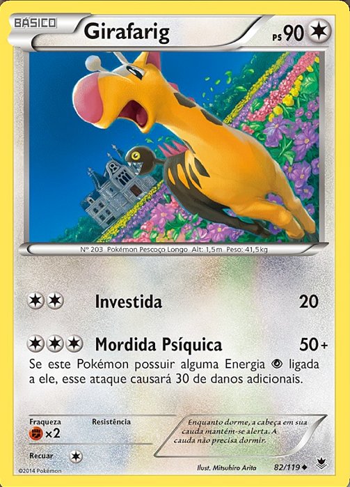 Girafarig (82/119) - Carta Avulsa Pokemon