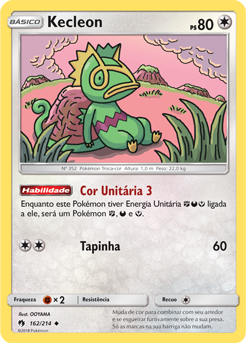 Kecleon (161/214) - Carta Avulsa Pokemon