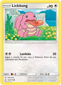 Lickitung (152/214) REV FOIL - Carta Avulsa Pokemon
