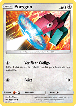 Porygon (103/147) REV FOIL - Carta Avulsa Pokemon