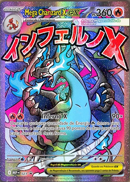 Mega Charizard X ex (023) PROMO - Carta Avulsa Pokemon - Planeta