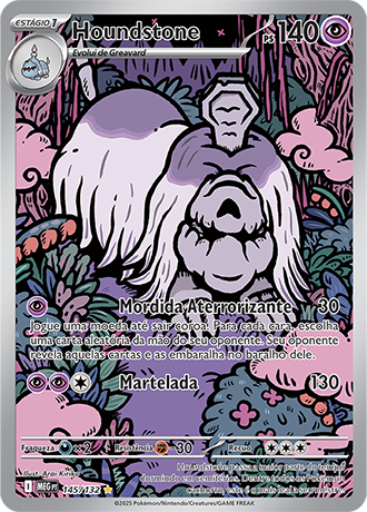 Houndstone (145/132) FOIL - Carta Avulsa Pokemon