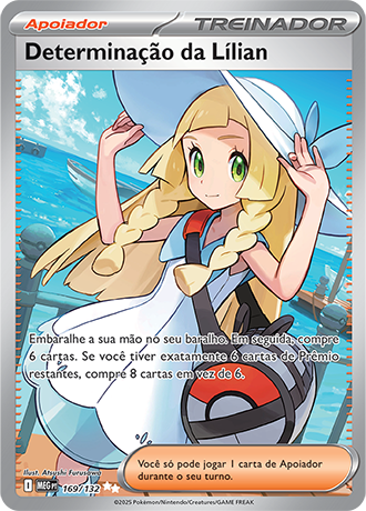 Determinação da Lílian / Lillie's Determination (169/132) FOIL - Carta Avulsa Pokemon