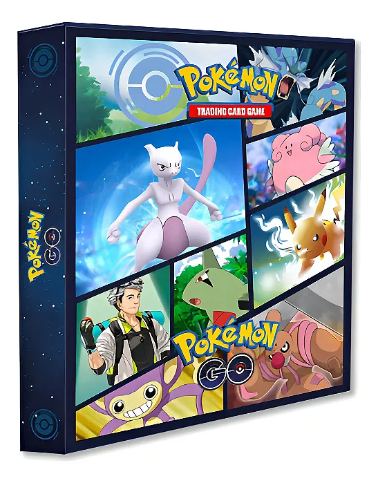 Pasta Fichário - Pokemon TCG Pokemon Go