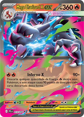 Mega Charizard X ex (013/094) - Carta Avulsa Pokemon