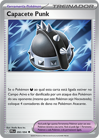 Capacete Punk / Punk Helmet (092/094) - Carta Avulsa Pokemon
