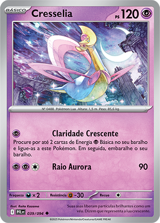 Cresselia (039/094) - Carta Avulsa Pokemon