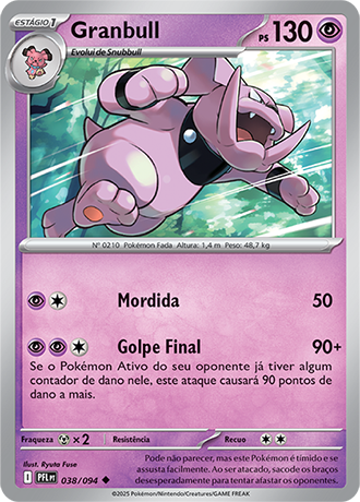 Granbull (038/094) - Carta Avulsa Pokemon