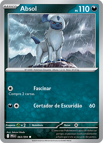 Absol (063/094) REV FOIL - Carta Avulsa Pokemon