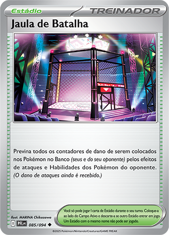 Jaula de Batalha / Battle Cage (085/094) - Carta Avulsa Pokemon