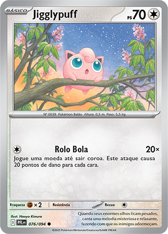 Jigglypuff (076/094) - Carta Avulsa Pokemon