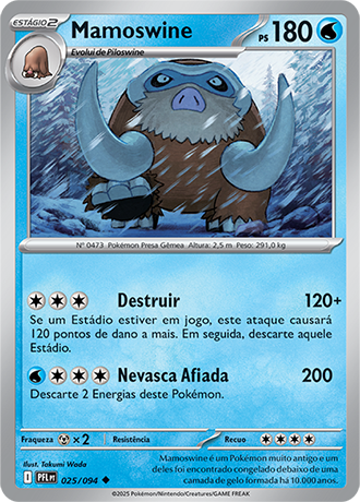 Mamoswine (025/094) - Carta Avulsa Pokemon