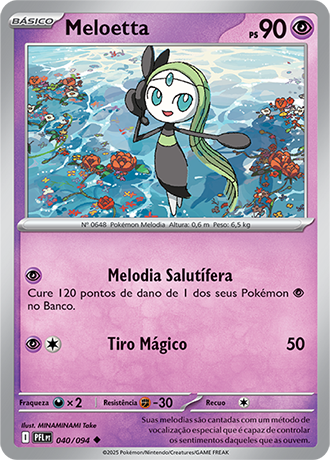 Meloetta (040/094) - Carta Avulsa Pokemon