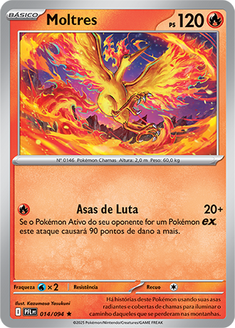 Moltres (014/094) FOIL - Carta Avulsa Pokemon