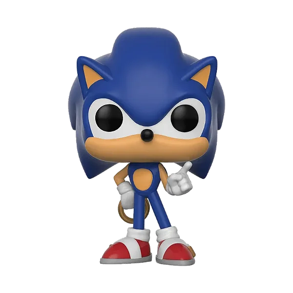 Sonic With Ring (#283) - Figura Colecionável Funko Pop Games