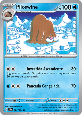Piloswine (024/094) - Carta Avulsa Pokemon