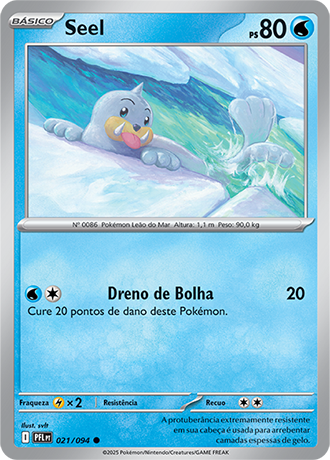 Seel (021/094) REV FOIL - Carta Avulsa Pokemon