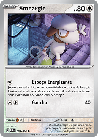 Smeargle (080/094) - Carta Avulsa Pokemon