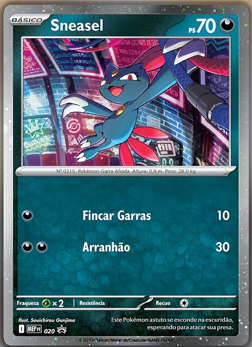 Sneasel (MEP020) FOIL - Carta Avulsa Pokemon