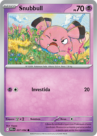 Snubbull (037/094) - Carta Avulsa Pokemon
