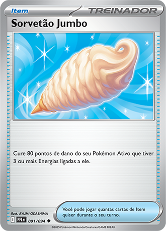 Sorvetão Jumbo / Jumbo Ice Cream (091/094) REV FOIL - Carta Avulsa Pokemon